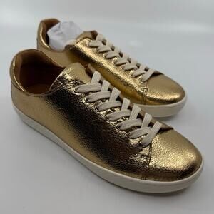 NIB Sezane gold Jack Baskets sneakers trainers - 37
